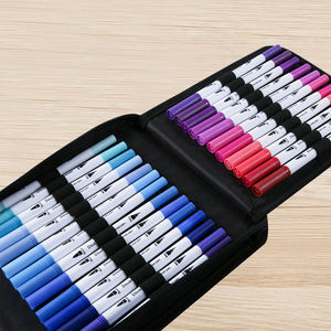 <span class=keywords><strong>Pennarelli</strong></span> artistici di alta qualità 24/12/36/48/60/72/120 colori disegno scritte calligrafia acquerello pennello punta set di penne - Product Image 5