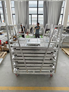 Barrière de contrôle des foules temporaire en alliage d'aluminium portable et économique pour événements, hauteur 36 pouces - Product Image 2
