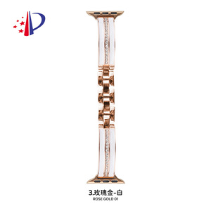 <span class=keywords><strong>Bracelet</strong></span> en métal incurvé en <span class=keywords><strong>diamant</strong></span> de luxe pour <span class=keywords><strong>Apple</strong></span> <span class=keywords><strong>Watch</strong></span> 8765432 41/42/44/45mm <span class=keywords><strong>Bracelet</strong></span> en acier inoxydable pour Iwatch 10 <span class=keywords><strong>Bracelet</strong></span> de montre en métal - Product Image 5