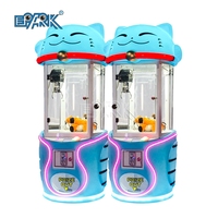 Machine de poupée d'arcade à jetons mignon chat griffe grue Grabber prix vente jouet cadeau Machine de jeu