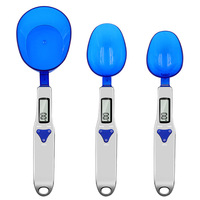 Balance cuillère numérique LCD en acier inoxydable 304 pour la cuisine, 500g/0.1g, avec cuillère doseuse, vente en gros