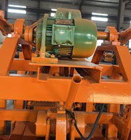 Machine de fabrication de briques de pavage creuses solides manuelles QT4-40