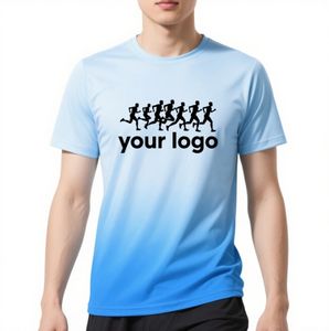 Alta calidad al por mayor de algodón suave poliéster hombres camiseta sublimación impresión camisetas Personalizadas Impresión Digital logo camiseta para hombres - Product Image 3