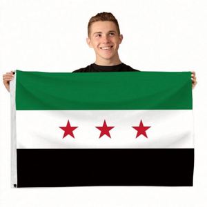 โรงงานขายส่งธงชาติซีเรียแบบดิจิทัลพิมพ์ลาย โพลีเอสเตอร์ 100% ราคาดีที่สุด คุณภาพเยี่ยม - Product Image 1