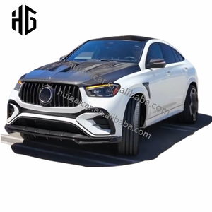 Nuevo Kit de cuerpo de fibra de carbono 2025 <span class=keywords><strong>GLE</strong></span> Upgrade a LD Style para <span class=keywords><strong>Mercedes</strong></span> <span class=keywords><strong>Benz</strong></span> W167 C167 parachoques delantero capó labio difusor trasero Spoilers - Product Image 4