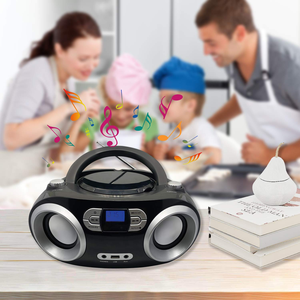Xách tay Stereo Boombox CD Player với AM/FM Đài phát thanh <span class=keywords><strong>Internet</strong></span> đài phát thanh phụ trợ Dòng đầu vào BT pin có thể sạc lại cho nhà - Product Image 6