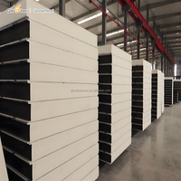 Panneau sandwich en polyuréthane CE, ignifuge, isolation thermique, imperméable, économie d'énergie, pour bâtiments en acier, entrepôts, usines, toits et murs