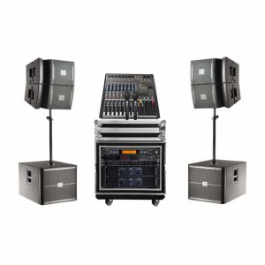 NEO 3200W Active Line Array PA System Haut-parleur professionnel de sortie 2000W 4x12 pouces Tops 2x18 pouces Subwoofers pour événements en direct - Product Image 1