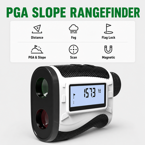 Télémètre <span class=keywords><strong>laser</strong></span> de golf Anbachi avec fonction de compensation de pente, verrouillage du drapeau, vibration, étanche 7X, OEM - Product Image 2