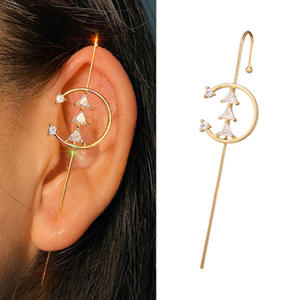 Pendientes de Gancho con <span class=keywords><strong>Agujas</strong></span> de <span class=keywords><strong>Acupuntura</strong></span> Auricular Personalizables, Versión Coreana, Populares, Ajustables y Modernos - Product Image 6