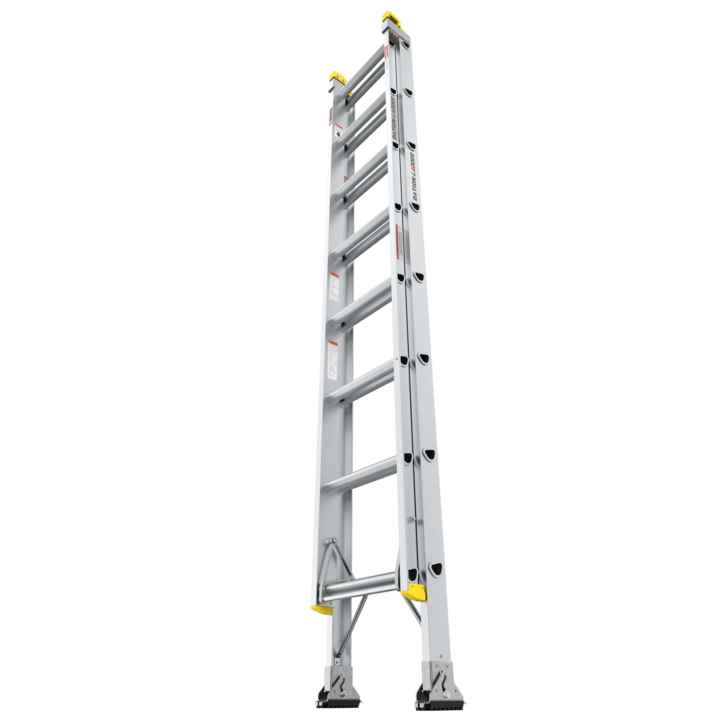 Hoge Kwaliteit Telescopische Aluminium Ladder Rubber Voeten Telescopische Verlengladder