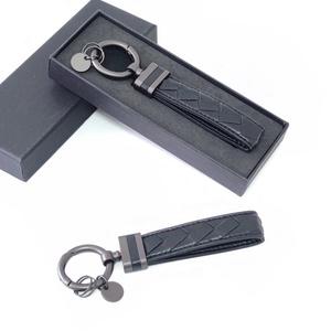 Porte-clés de voiture en cuir personnalisé, fabricant de porte-clés en gros, porte-clés en métal et cuir personnalisé avec logo de marque de voiture en PU - Product Image 6