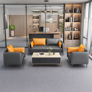Juego de Sofás Ejecutivos de Cuero Moderno y Lujoso con Funciones Reclinables para Oficina en Casa, Sala de Estar y Dormitorio - Uso Comercial - Product Image 5