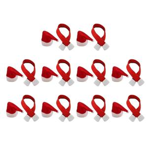 Novedad 2025: Set de Decoración Navideña Transfronteriza con Mini Gorro, Bufanda y Adorno para Botella de Vino - Product Image 4