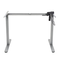 Bureau de travail ergonomique intelligent à moteur unique, très économique, avec cadre de bureau électrique réglable en hauteur