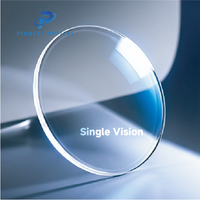 Verres de lunettes unifocaux Pioneer Optical 1.499/1.56/1.60/1.67/1.74 HMC, anti-lumière bleue, en résine HC, pour lunettes ophtalmiques