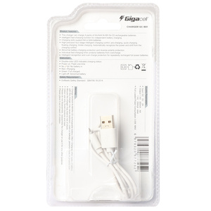 USB şarj aleti pil DC 1.4V 300mAh <span class=keywords><strong>AA</strong></span> / DC 1.4V 250mAh AAA taşınabilir GC-901 pil şarj cihazı - Product Image 2
