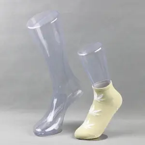 I sandali del calzino del modello della gamba del piede di plastica dei PP visualizzano il manichino del piede