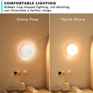 Lumière LED magnétique à détecteur de mouvement USB sans fil pour sous-meuble de cuisine, éclairage LED à capteur de mouvement pour intérieur - Product Image 2