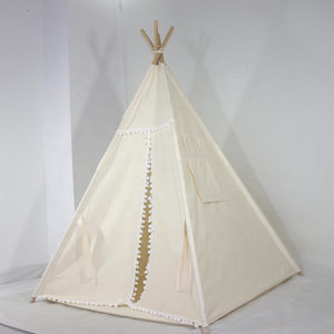 Tente de jeu en toile de coton pour enfants, vente en gros, économique, maison de haute qualité, jouet pour bébé, tente pour enfants indiens, <span class=keywords><strong>tipi</strong></span> - Product Image 3