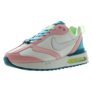 Nike รองเท้า Air Max Dawn สำหรับผู้หญิง, รองเท้าออกกำลังกายสีขาว/ขาว/ปานกลางสีชมพูอ่อน-100% ของแท้ - Product Image 1