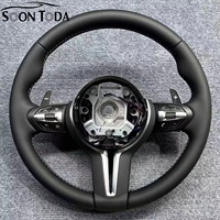 Volant de voiture en cuir noir complet pour BMW F30 F31 F33 F35 F10 F12 F15 F16 F36 F20 F22 F25 F32 F01 F07 M3 M5 X3 X5 525i