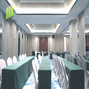 ผนังกั้นห้องแบบเลื่อนได้กันเสียงสำหรับห้องจัดเลี้ยงห้องบอลรูมแบบเลื่อนได้ฉากกั้นห้องเคลื่อนที่สำหรับห้องโถงแต่งงาน - Product Image 4