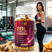 Achat en gros, MOQ faible, capsules de soutien fessier brésiliennes haute puissance 1500mg pour le lifting des fesses