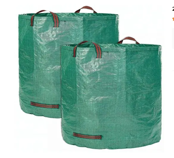 Pp Heavy Duty 272l Foldable Garden Waste Bag For Leaf Collection Garden Bag