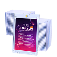 Vente en gros de porte-cartes magnétiques ultra fins 35PT pour cartes de sport, cartes de baseball, cartes PTCG, protection One Touch