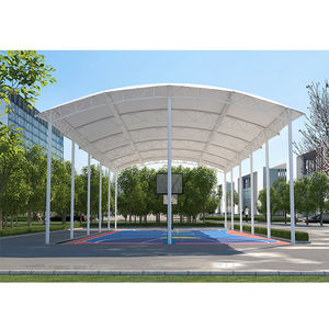 Cubierta para Cancha de Bádminton de Diseño Duradero, Techo para Cancha de Pádel, Estructura de Acero con Membrana Tensada de PVC PVDF - Product Image 5