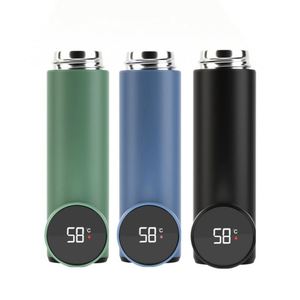 Promotional Drinkware Hot Sale Led Reusable Bpa Free Metal Temperature Wholesale Termos Sublimation Water <b>Bottle</b> - Product Image 1