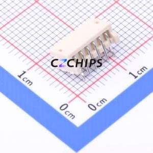 HC-ZH1.5-6AW Wire-to-Board Pin Header Bent Lead Through Hole,P=1.5mm Connector 1x6P 1.5mm Right Angle Insert ZH - Product Image 2