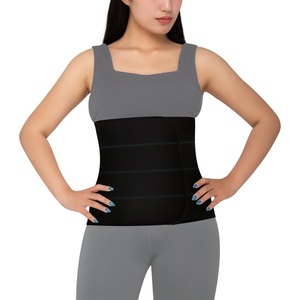 Faja Abdominal Postoperatoria para Hombres y Mujeres, Alta Elasticidad, Transpirable, Negra, Faja Postparto para Abdominoplastia - Product Image 6