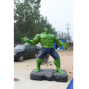 Personalizada tamaño real <span class=keywords><strong>realista</strong></span> figuras de acción Muscle Man fibra de vidrio <span class=keywords><strong>Hulk</strong></span> escultura superhéroe película <span class=keywords><strong>Hulk</strong></span> estatua figuras de acción - Product Image 3