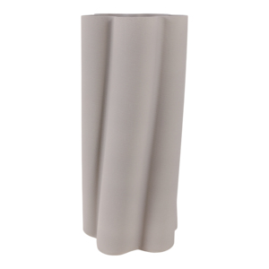Vase texturé cannelé moderne en grès pour la décoration de salon, chambre, cuisine, comptoir, bureau, table - Product Image 3