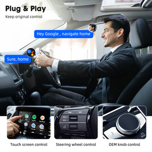 Xách tay 2 trong 1 không dây Carplay Adapter USB Carplay <span class=keywords><strong>Dongle</strong></span> là thích hợp cho plug and play trên iPhone và điện thoại Android - Product Image 2