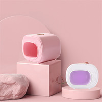 Lampe à ongles portable en forme de mini téléviseur 12W UV LED pour le séchage du vernis gel, idéale pour la manucure à domicile
