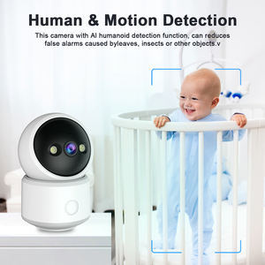 智能家居4MP室内无线摄像机2k分辨率PT运动检测双向音频1年保修CMOS支持存储卡 - Product Image 5