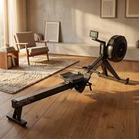 Máquina de remo de grado comercial con volante de aire para entrenamiento de atletas en centros de fitness