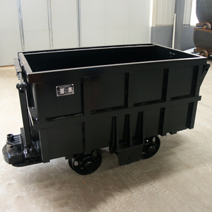 Nouvelle voiture de mine ferroviaire à double déchargement latéral, rail courbé de 1,2 m, moteur compact pour un chargement optimisé, capacité de charge de 1,6 T, rail de 600 mm - Product Image 5