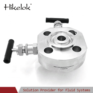 Áp lực cao 6000 PSI van bằng thép không gỉ đa tạp swagelok loại 1/4 ''1/2'' NPT mặt bích đôi khối và chảy máu van - Product Image 3