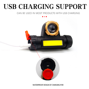 L&amp;aacute;mpara <span class=keywords><strong>de</strong></span> cabeza fuerte telesc&amp;oacute;pico zoom <span class=keywords><strong>camping</strong></span> luces noche montar <span class=keywords><strong>faro</strong></span> al aire libre USB impermeable - Product Image 6