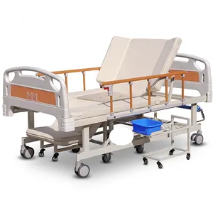 HOCHEY tıbbi lüks çok fonksiyonlu ev hemşirelik tekerlekli sandalye bakım yatağı yaşlı bakımı için