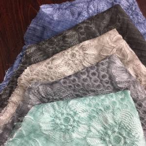 Tela de ramio teñida sucia, vestido bordado de Color frito verde fino de verano, ropa de estilo chino, tela de lino - Product Image 5