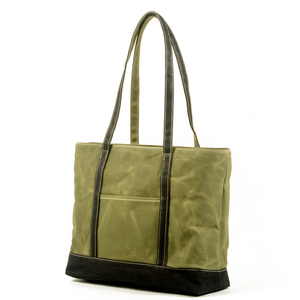 Bolso Vintage de Lona Encerada para Mujer, Bolso de Hombro de Estilo Informal Literario, Bolso de Mano para Axilas - Product Image 3