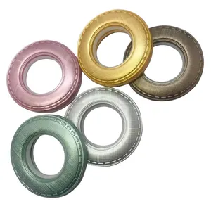 Cheap Price Drapery Accessories Grommets Eyelet Curtain Rings Eyelet Wholesale Plastic Single Contemporary Painting, Plating