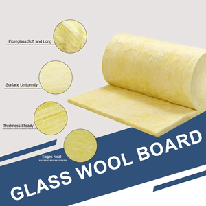 Glass Wool <strong>Insulation</strong> Board for Wall Roof Thermal <strong>Acoustic</strong> Soundproofing Fireproof Construction Material - Product Image 2
