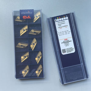 Outil de tournage en carbure monobloc YG KNUX160405R-YG801, revêtement PVD, tungstène, HRC 90, plaquettes carrées pour tour CNC, garantie 1 an - Product Image 5