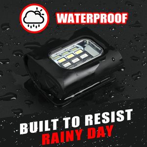 Cob, recién llegado, silicona, USB, recargable, Led, intermitente, sombrero magnético, Clip-on, faro para correr, luz para corredor, perro, caminar, ciclismo - Product Image 6